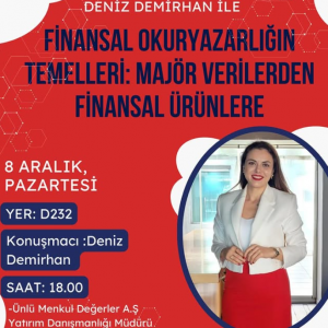  Finansal Okuryazarlığın Temelleri: Majör Verilerden Finansal Ürünlere