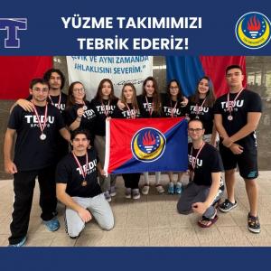 YÜZME TAKIMIMIZI TEBRİK EDERİZ